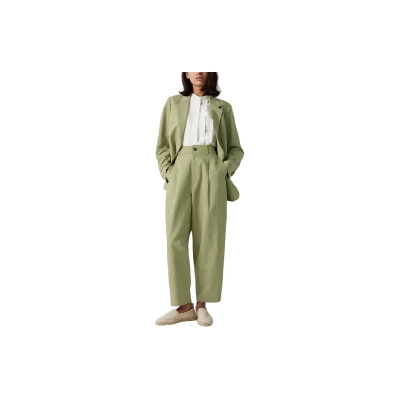 UNIQLO Casual Pants Women's Verdant Green-1