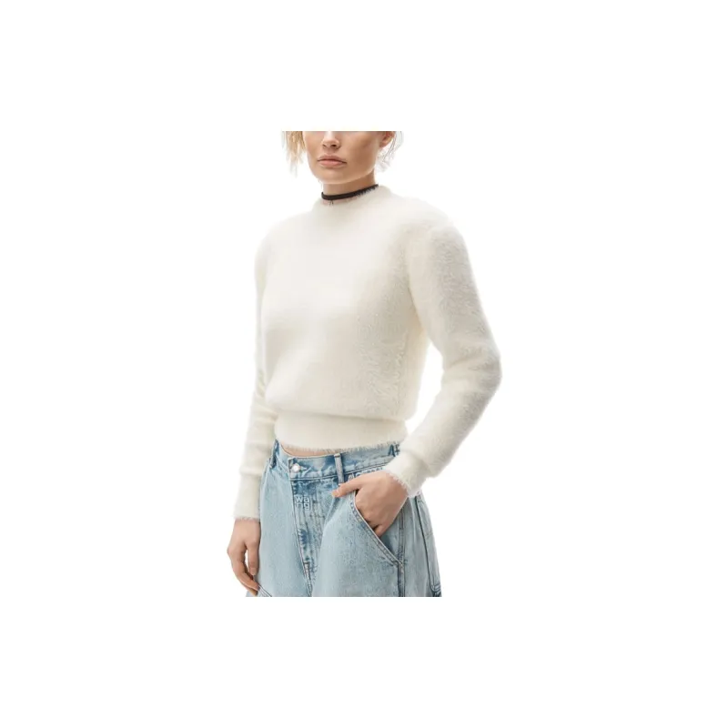 Alexander Wang FW21 Slim Fit Sweater Women's White-4