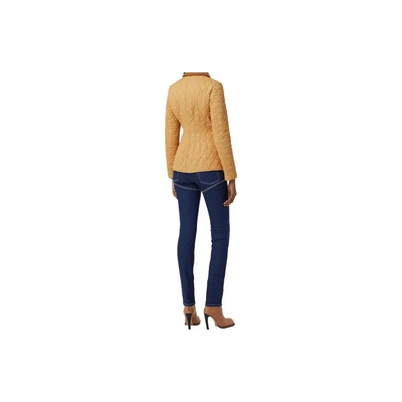 Burberry Puffer Jacket Women's Khaki-2