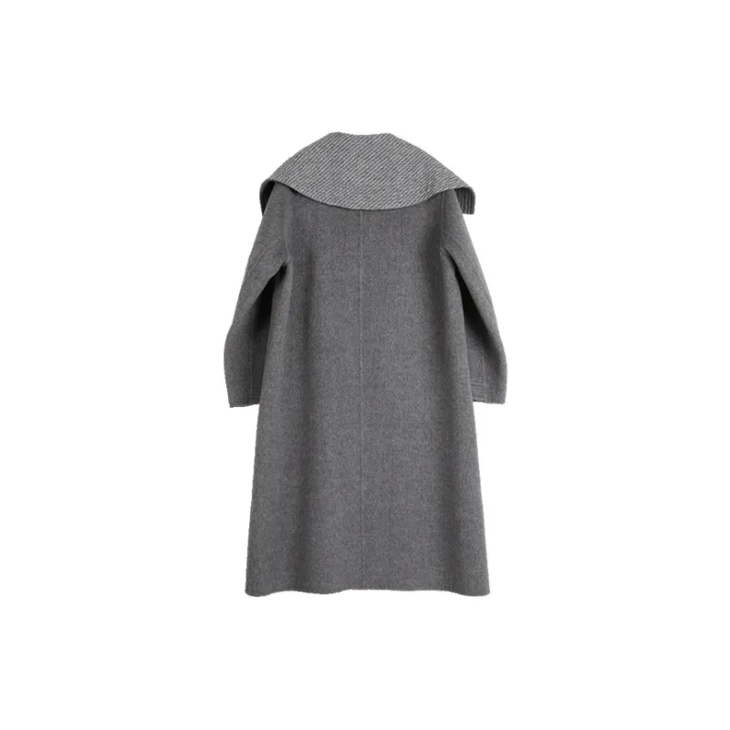 ELLE Coats Women's Medium Gray-1