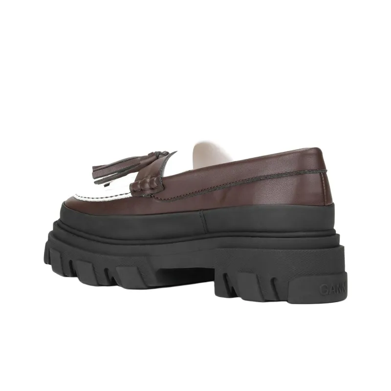 GANNI Loafers Women's Brown-3