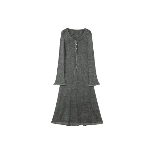 3COLOUR Long-Sleeved Dresses Women's Heather Gray