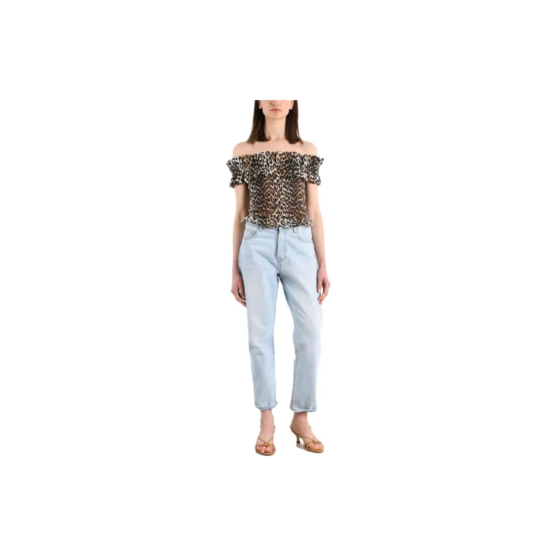 GANNI Crop Tops Women's Multicolor-2