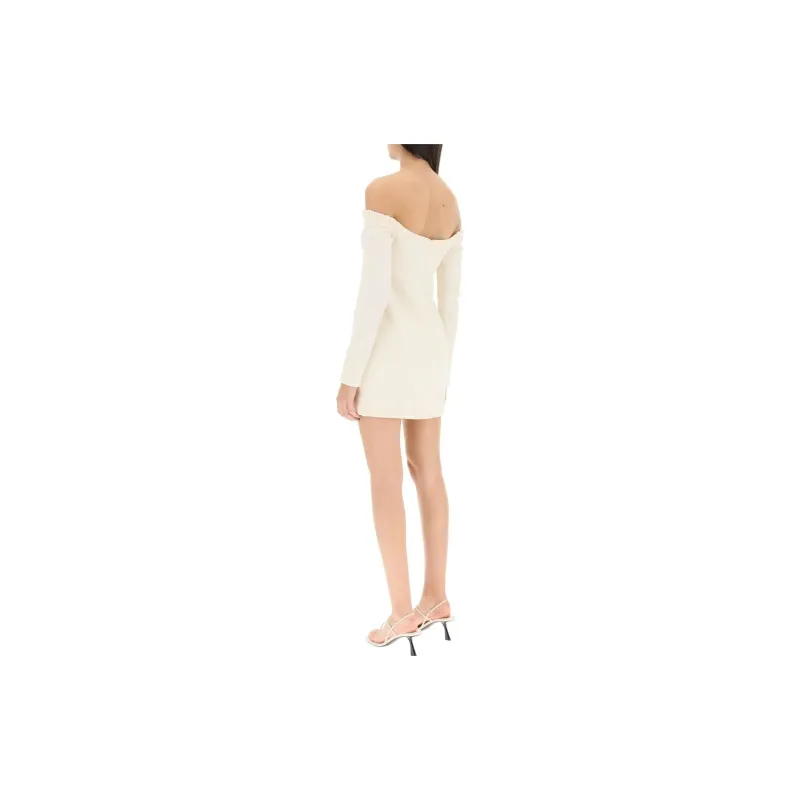 KHAITE Octavia Dress 'Bone'-1