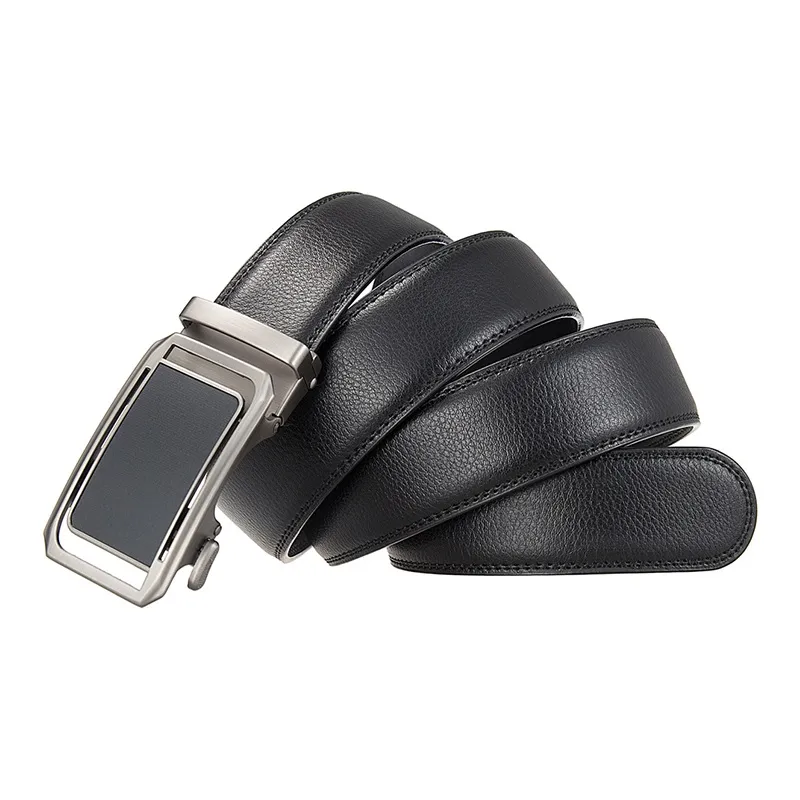 Yalu Preferred Cow Split Leather Belts Men's 3.5CM-2