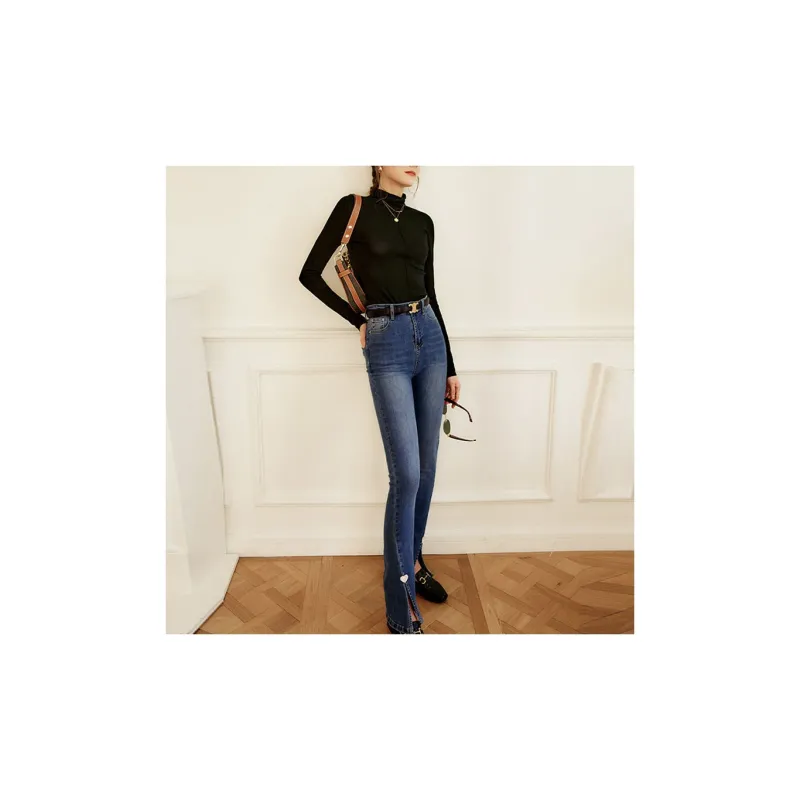 Olrain Jeans Women's Denim Blue-1