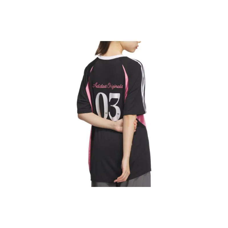 adidas originals Oversized Jersey Short Sleeve T-shirt Black-2