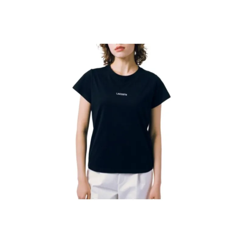 LACOSTE T Shirts Women's Black-3