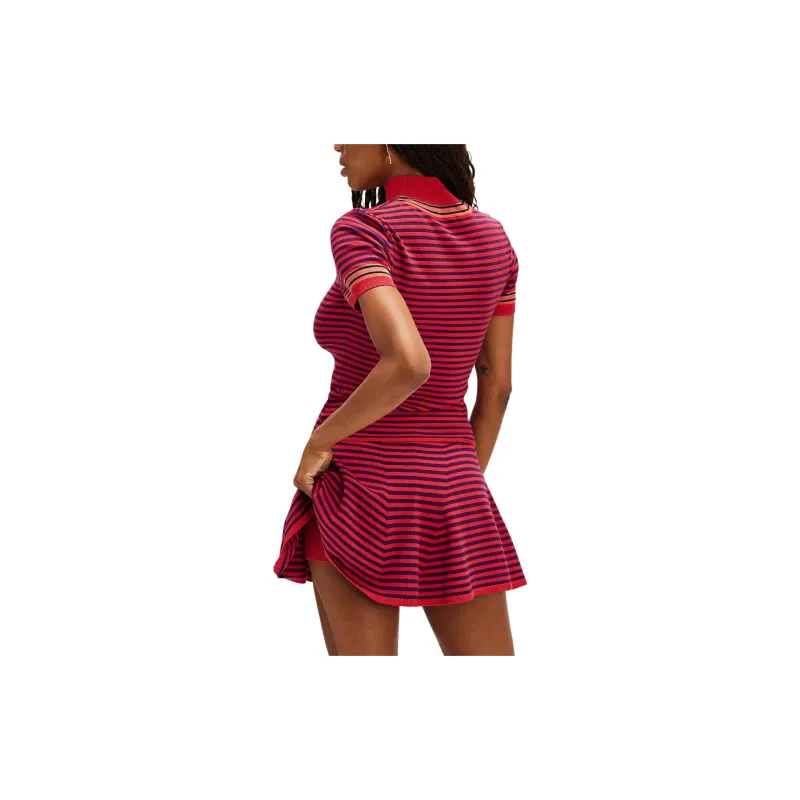 FREE PEOPLE Montecito Set Skirt Set Women's Red Combo/Red Combination-1