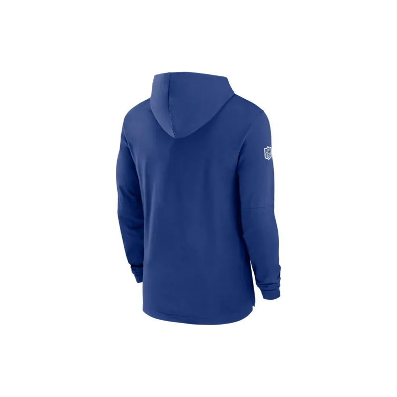 Nike New York Giants Sideline Men's Nike Dri FIT Nfl Long Sleeve Hooded Top-1