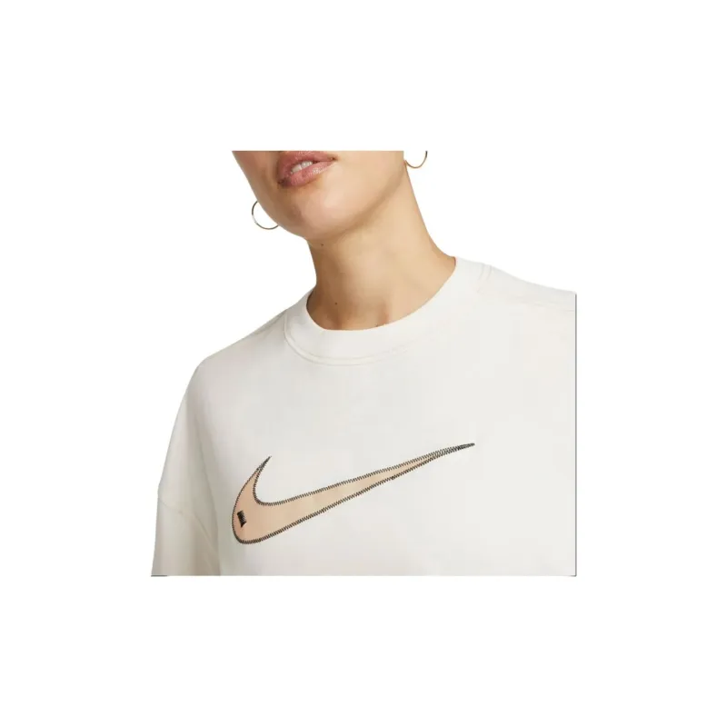 Nike Set-in Sleeve T-Shirt Women's Beige-3
