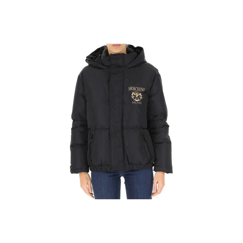MOSCHINO Puffer Jackets Women's Black-2