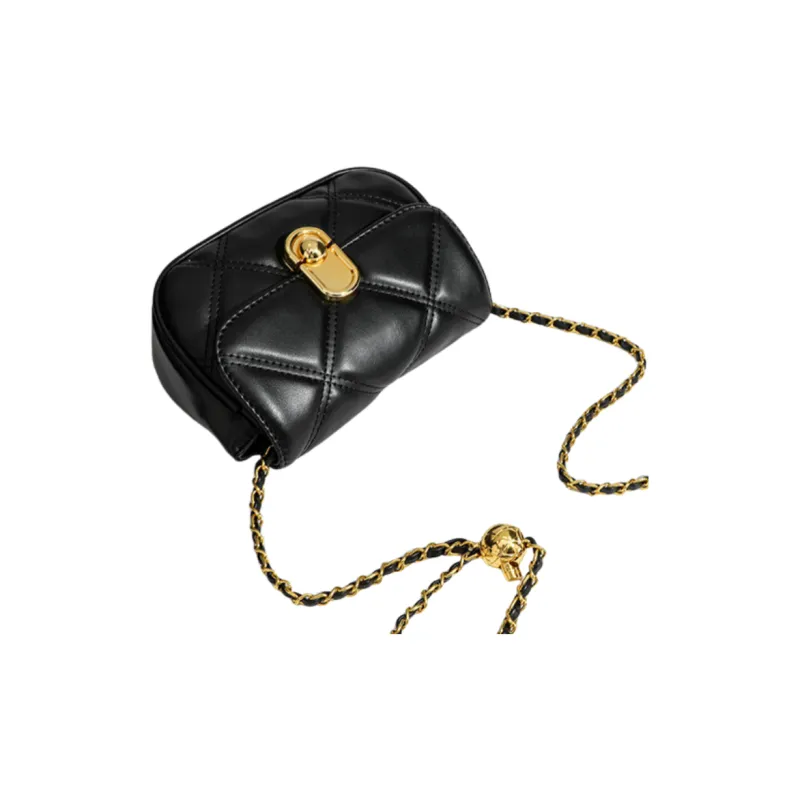 NOMK PU Crossbody Bag Regular Women's White/Black/Silver-6