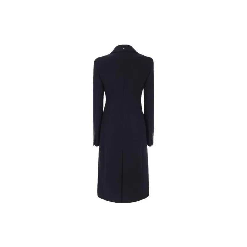 SportMax Double Breasted Long Sleeved Coat-1