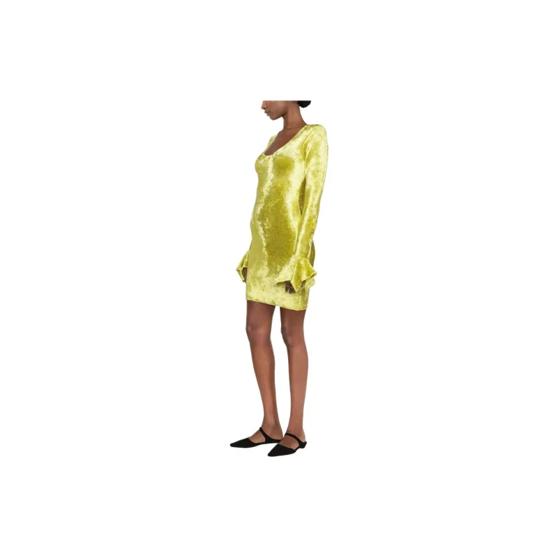 NANUSHKA Handkerchief-cuff Mini Dress-2