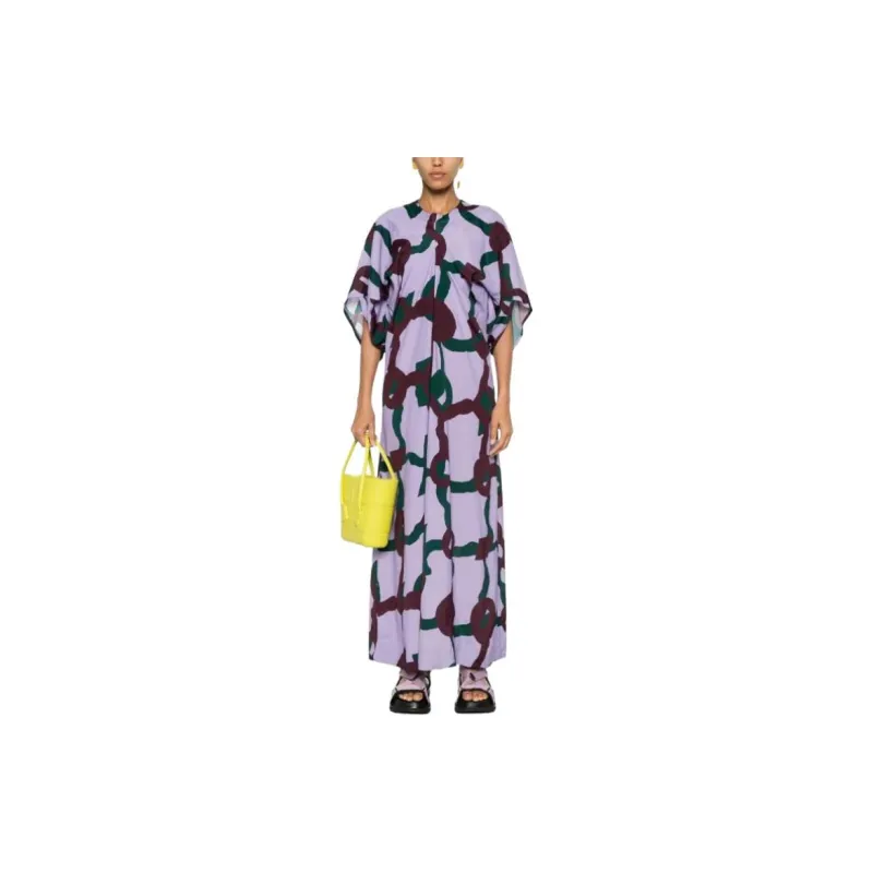 Colville Cocoon Abstract print Maxi Dress-1