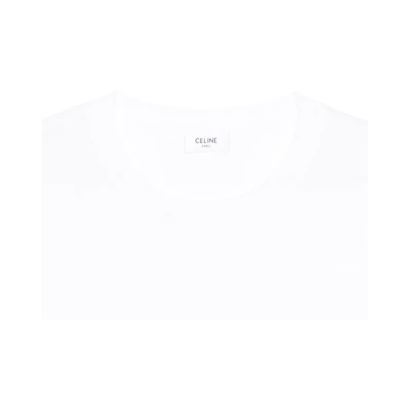 CELINE Triomphe Motif Embroidered Loose Fit T Shirt-2