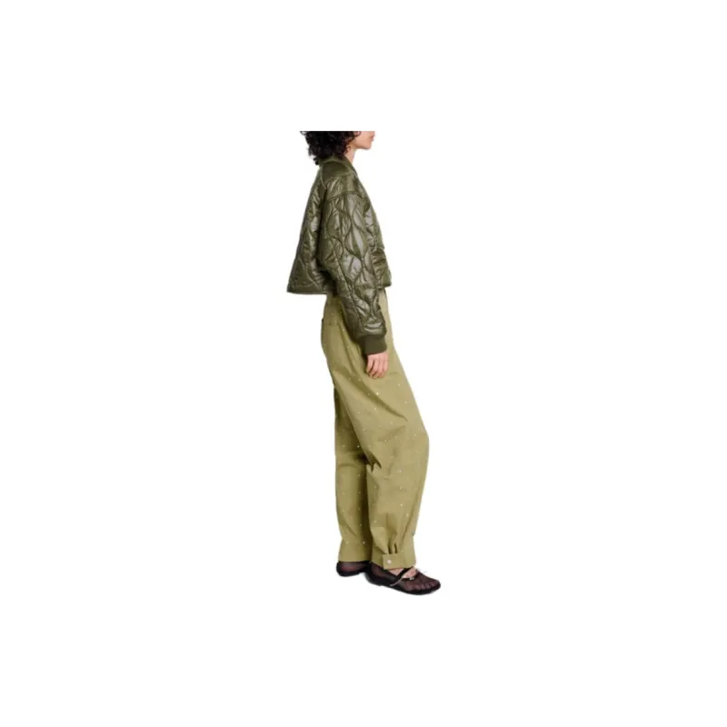 Maje Short Quilted Jacket-2