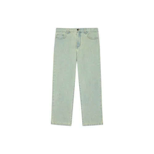 Nice Rice Jeans Men Yellow Green