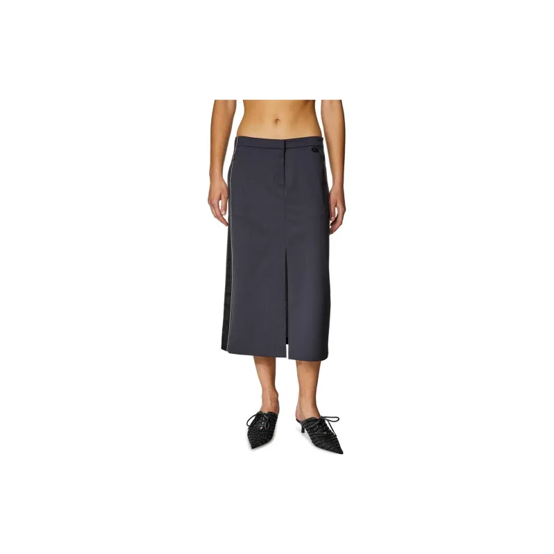 DIESEL Casual Long Skirts Women's Black-1