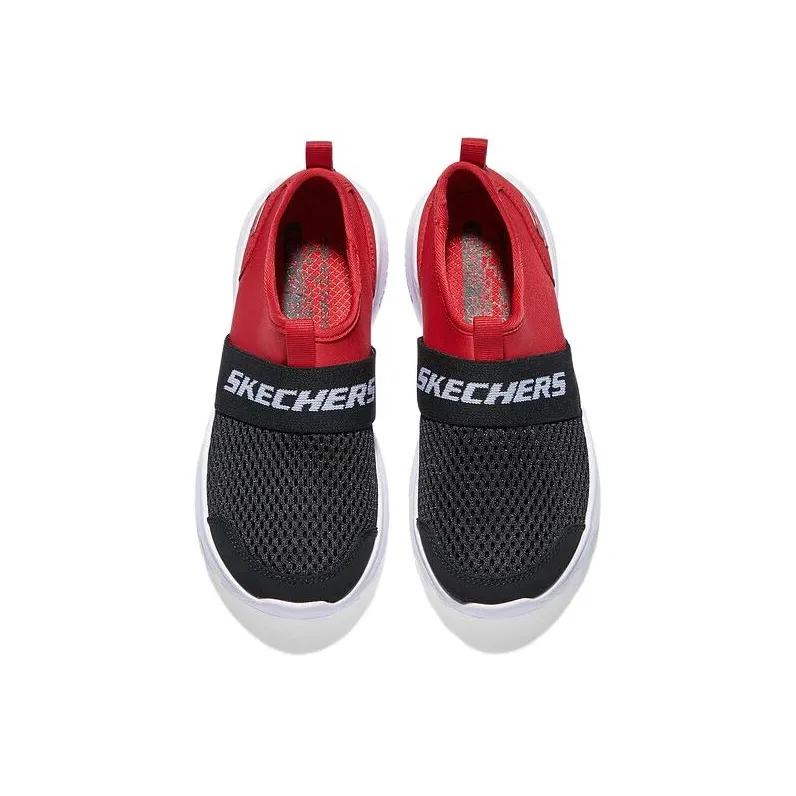 Skechers Low Top Kids' Running Shoes Black Red Teenagers-2