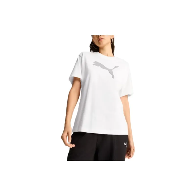 PUMA HERgraphic T Shirt Women's White-2