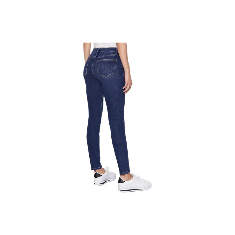 FRAME LE HIGH SKINNY Jeans Women's Dark Blue-3