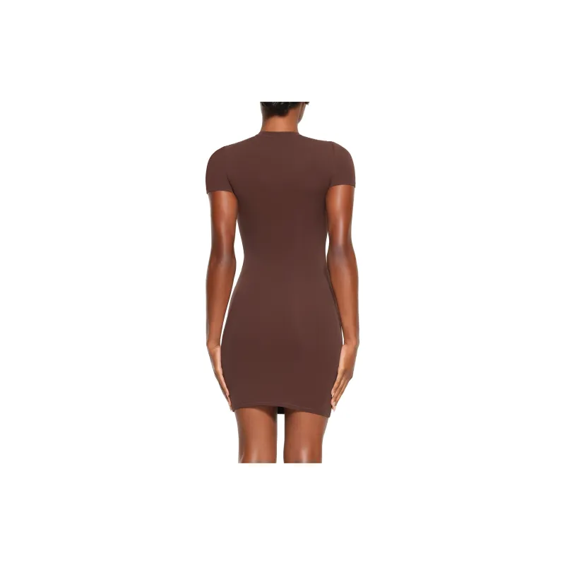 Skims Short-Sleeved Dresses Women's COCOA/Cocoa-2