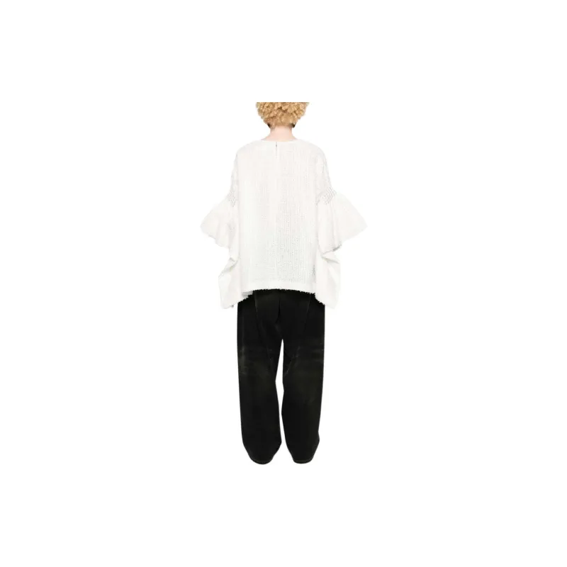 JUNYA WATANABE Flared cuffs Bouclé Blouse-2
