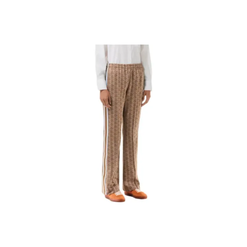 LACOSTE Monogram-pattern Track Pants-1