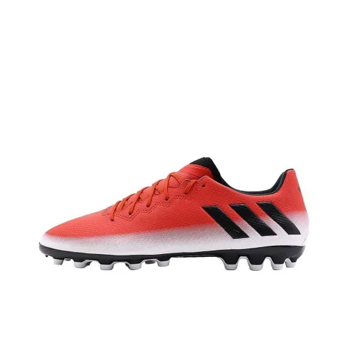 Adidas Messi 16.3 TF Rubber Broken Studs Anti-Slip Wear-Resistant Soccer Shoes Men's Red