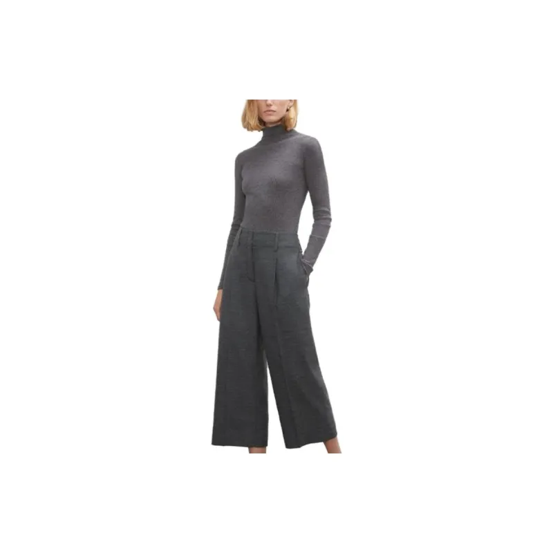CLUB MONACO Casual Pants Women's Gray Black-1