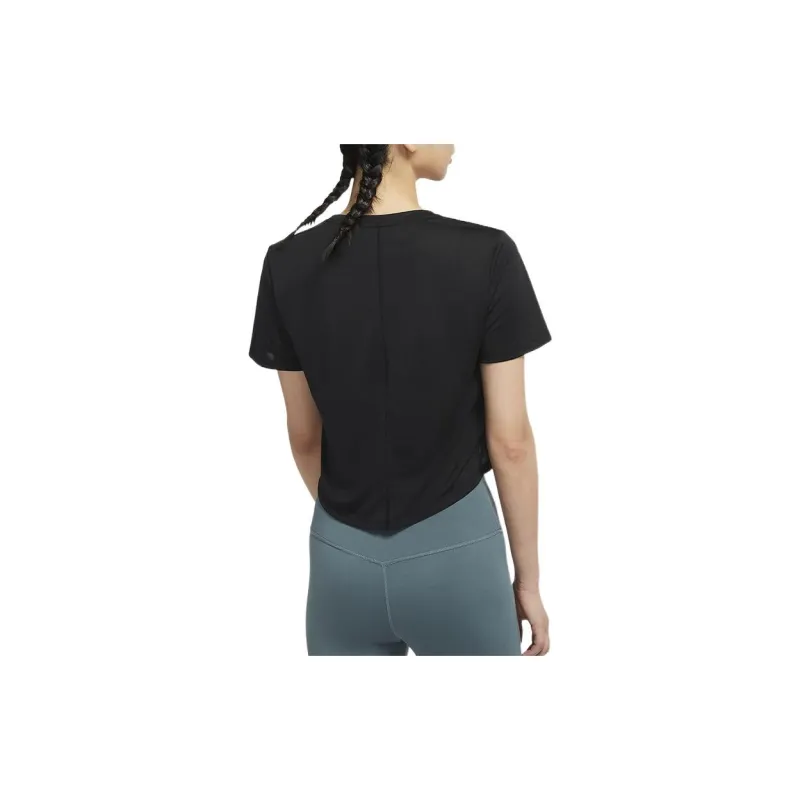 Nike Crop Tops Women's Black-3