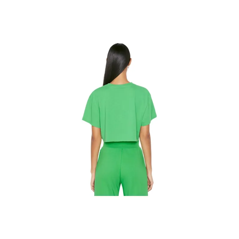 FRAME Drop Shoulder Sleeve T Shirt Women's Grass Green-3
