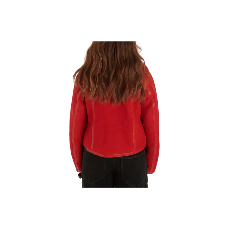Saks Potts Jackets Coats Women's Red-2