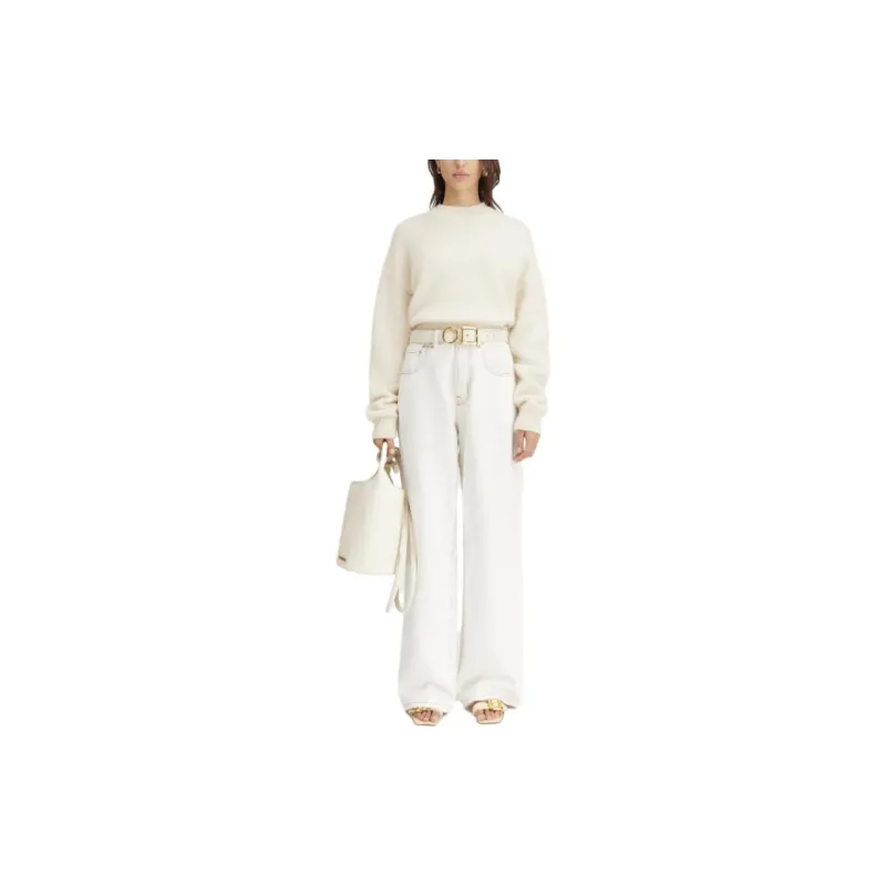 Jacquemus La Maille Sweater 'Light Beige'-2