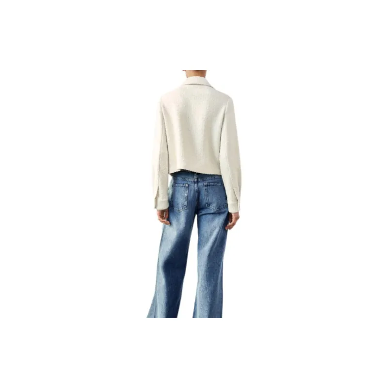 ZARA Jackets Coats Women's Frosted White-2