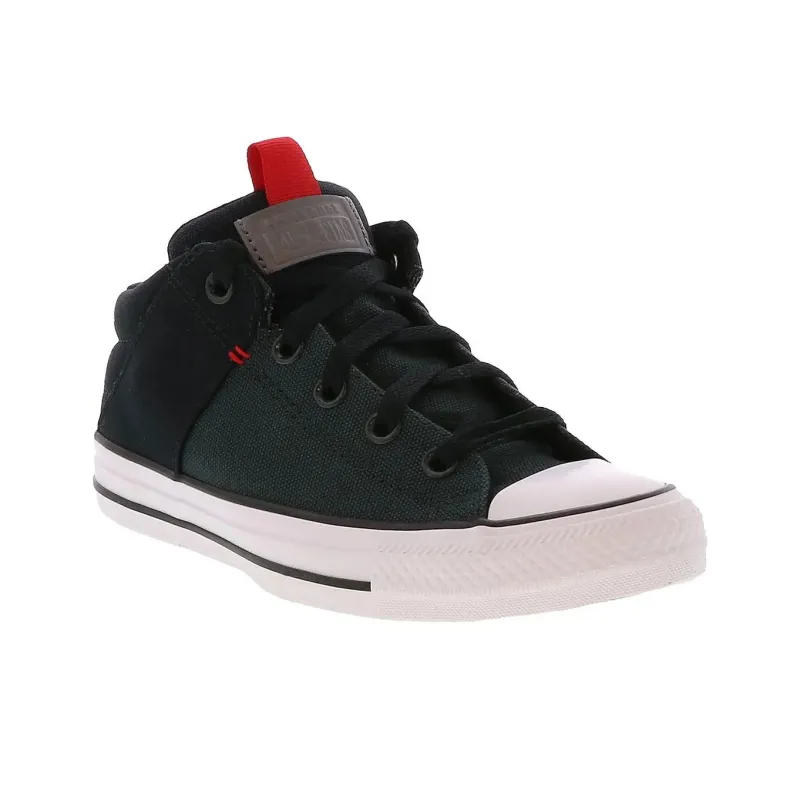 Converse Chuck Taylor All Star Slip-Resistant Cushioning Wear-Resistant Mid-Top Kids Canvas Shoes Green Teenagers-2