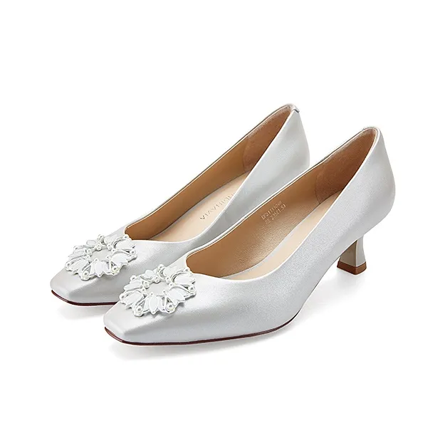D FUSE SCANDINAVIA Casual Single Shoes Medium Heel 3 5cm Women's-7