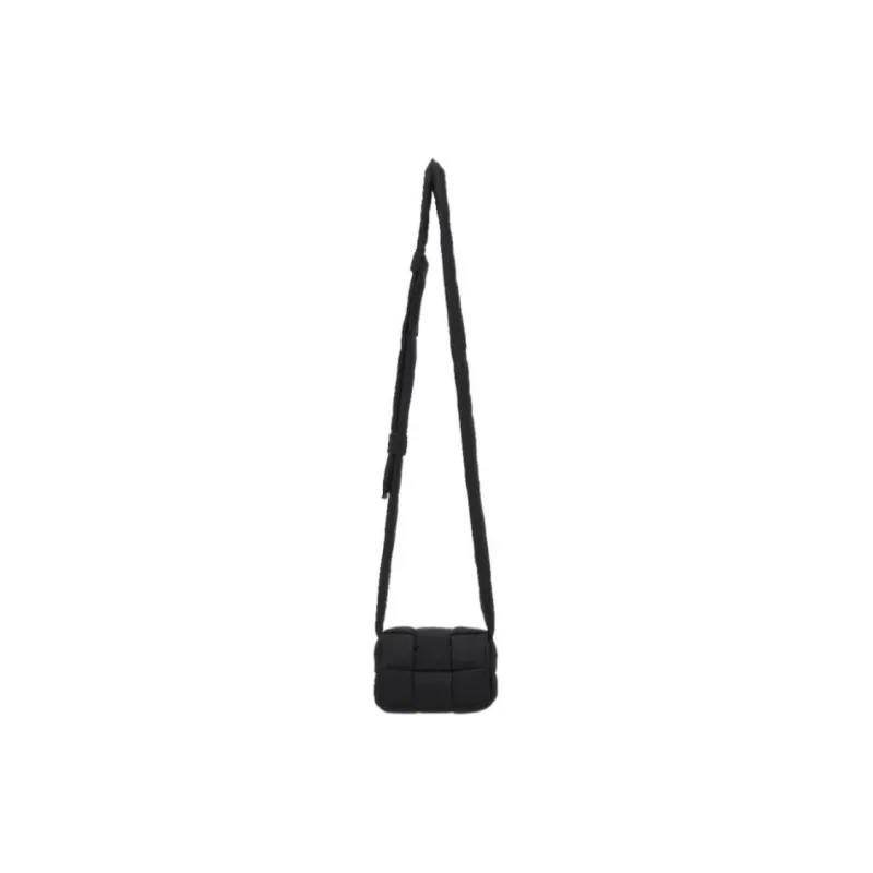 Bottega Veneta CASSETTE Polyamide Crossbody Bag, Shoulder Bag Mini Unisex Black-1