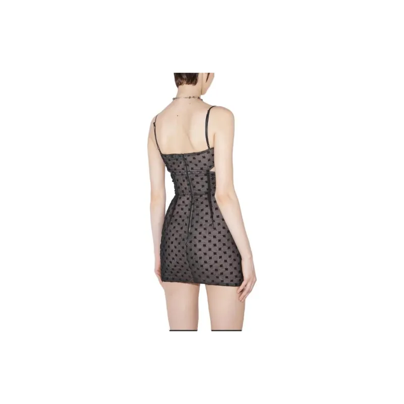 Misbhv Monogram pattern Corset Minidress-2