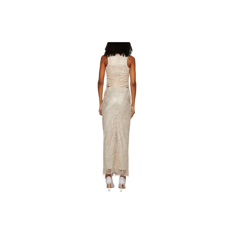 Christopher Esber Encased Beaded Ivy Disconnect Dress-1
