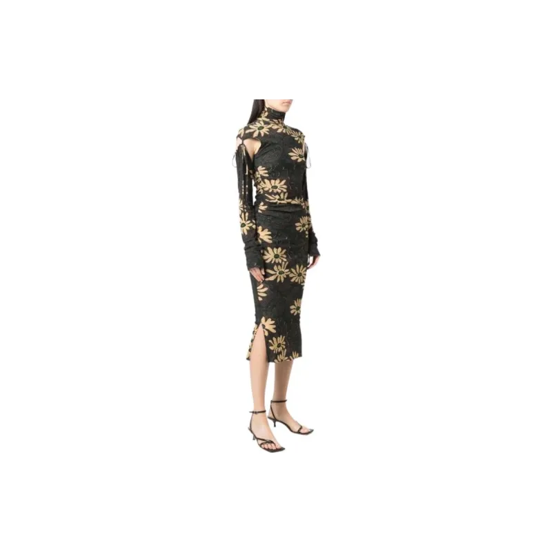 NANUSHKA Long-Sleeved Dresses Women's Black-3