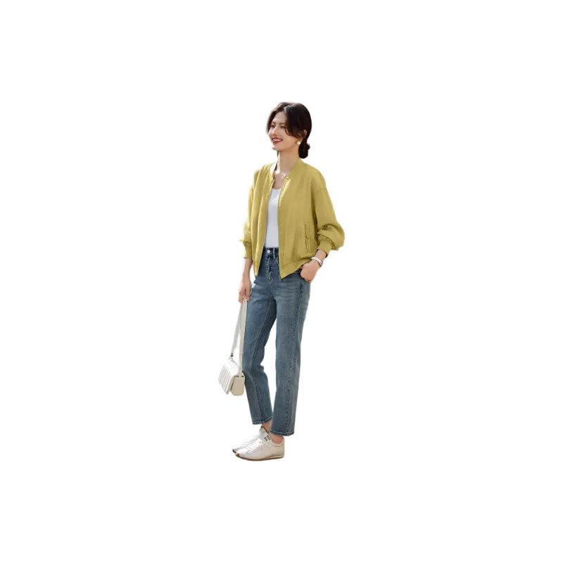 XWI Baseball Jacket Women's Yellow-1