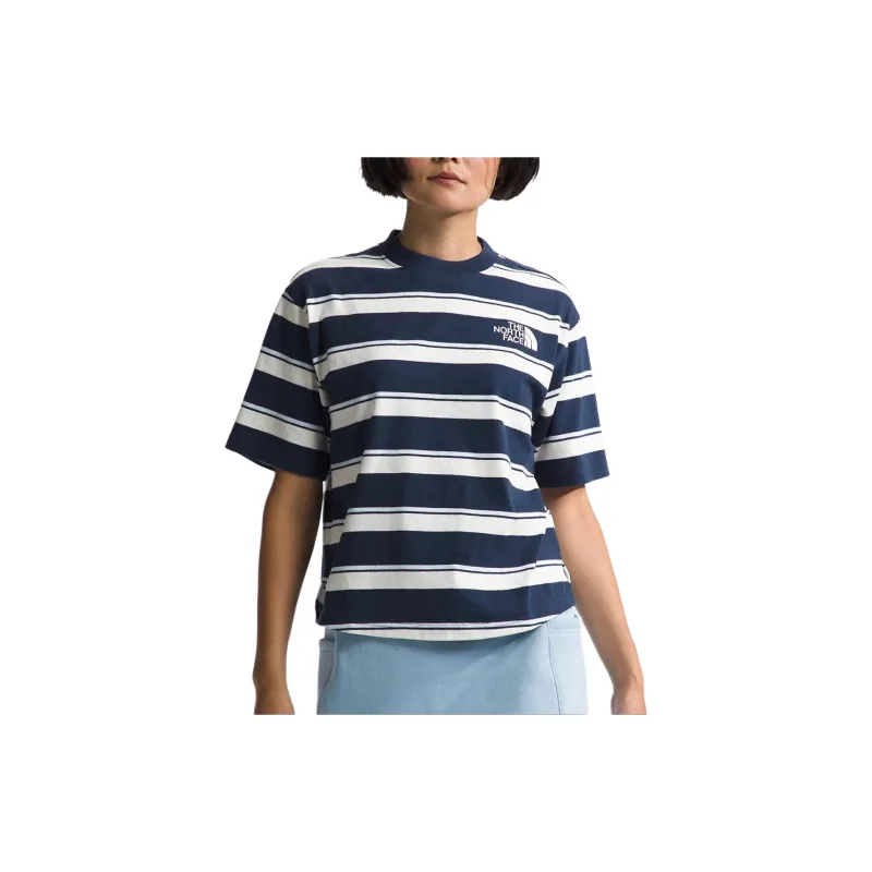 THE NORTH FACE Drop Shoulder Sleeve T Shirt Women's Marine Blue-2