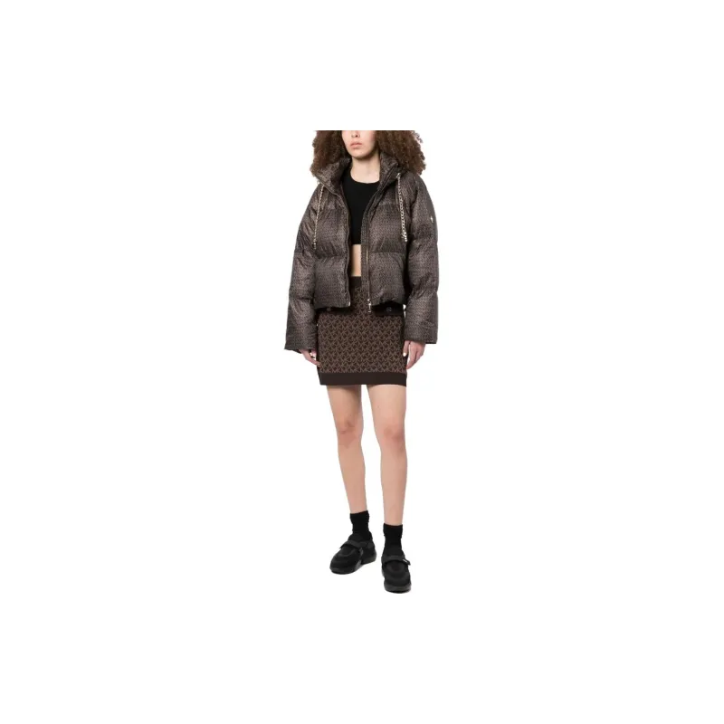 MICHAEL KORS Casual Short Skirts Women's Brown-2