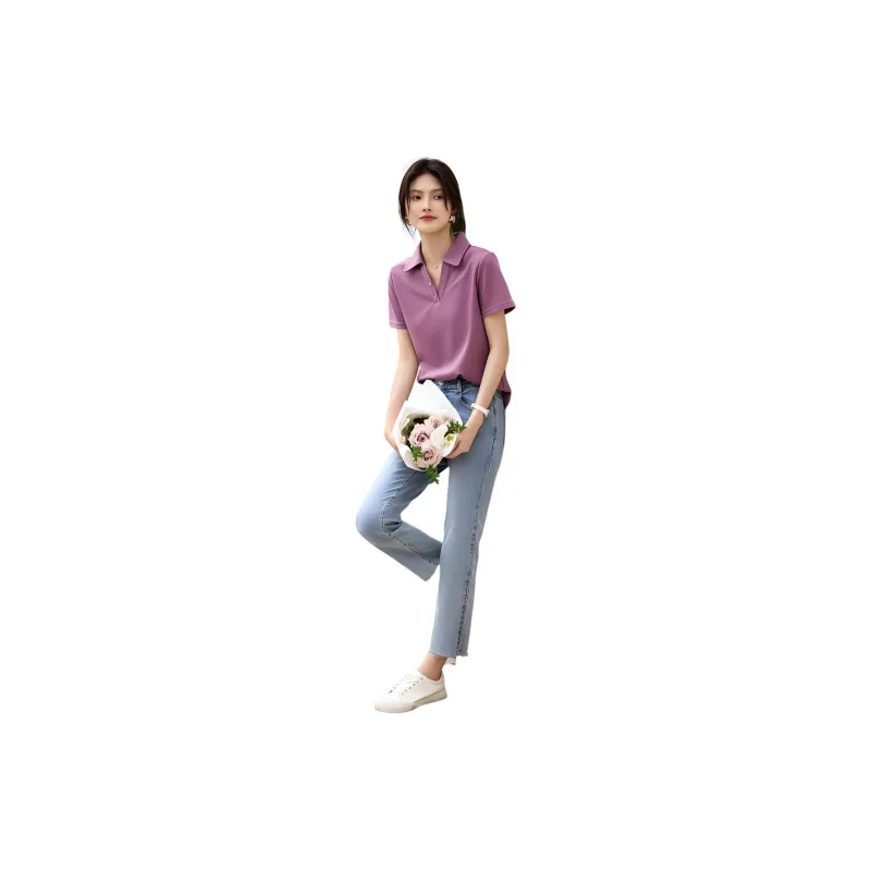 XWI T Shirts Women's Purple-2