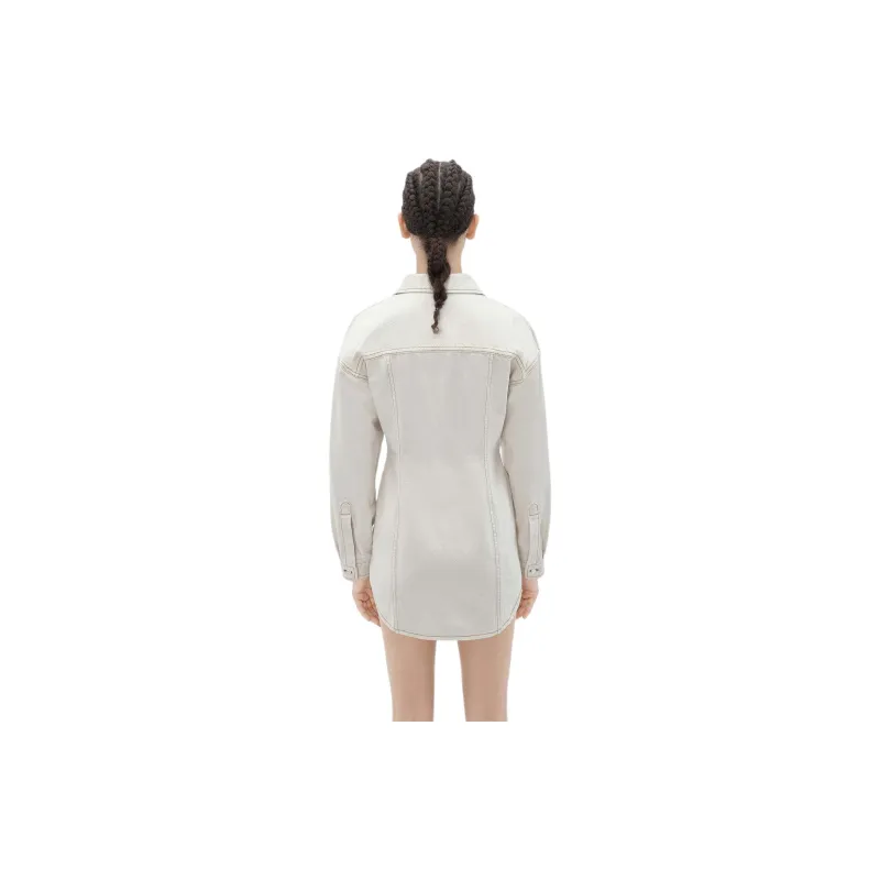 AMIRI Script Denim Shirtdress-2