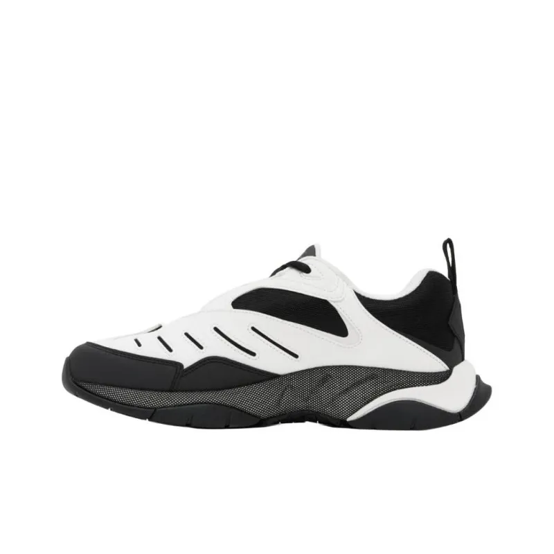 KENZO X TRAINER Low Top Casual Shoes Men's White Black-0