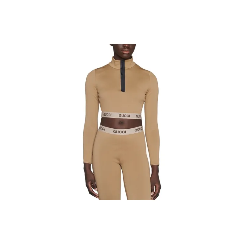 GUCCI X The North Face Cropped Top Camel-1